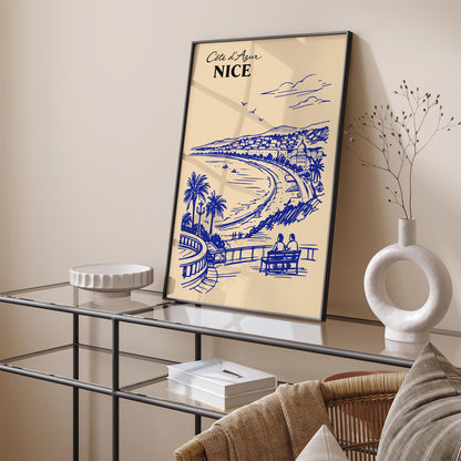 Côte d’Azur Nice Poster