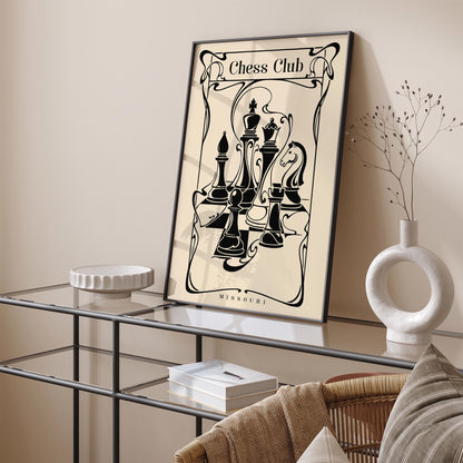 Missouri Chess Club Poster