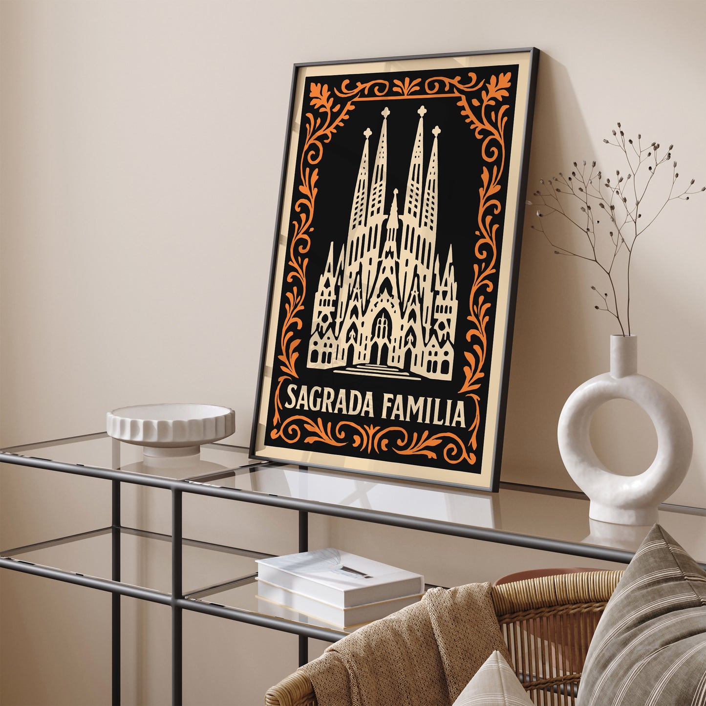 Sagrada Familia Spain Architecture Art Print
