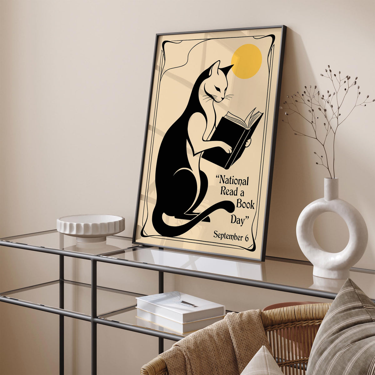 National Read a Book Day Poster