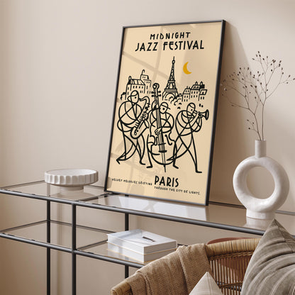 Midnight Jazz Festival Paris Poster