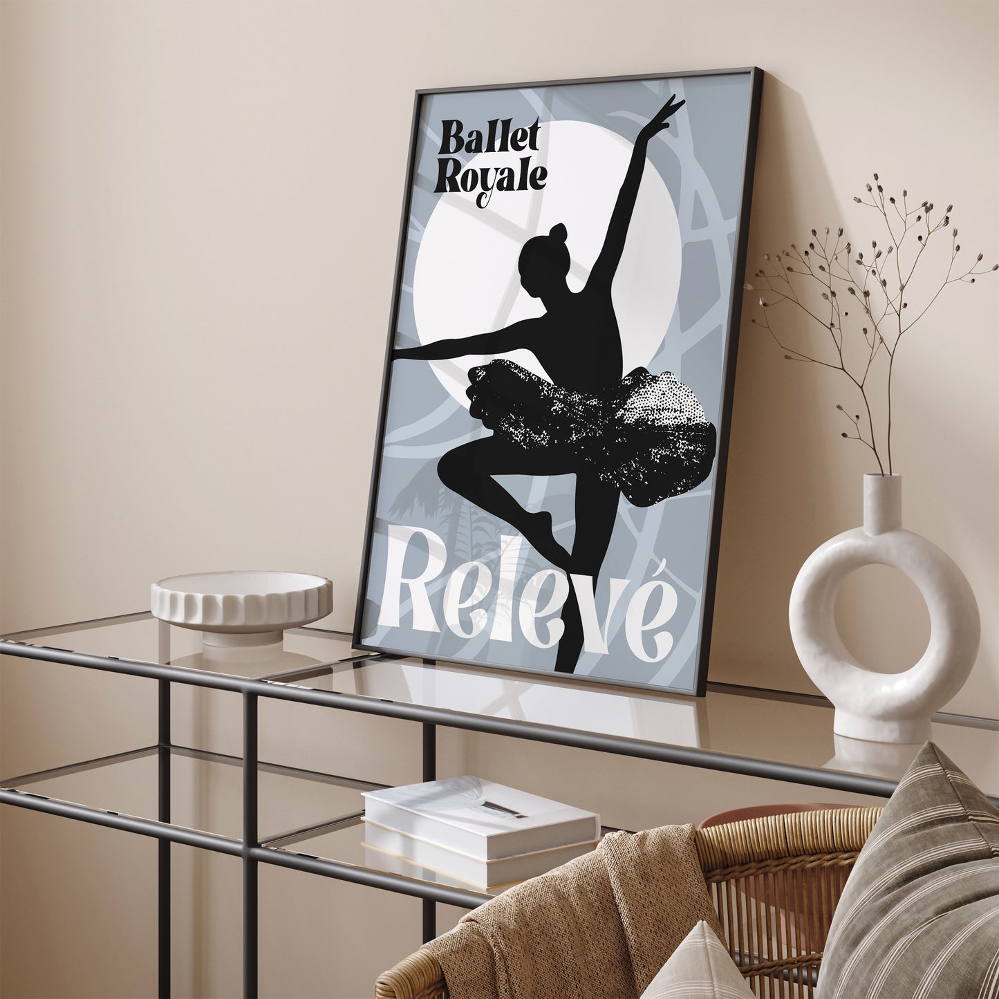 Releve Modern Ballet Art Print