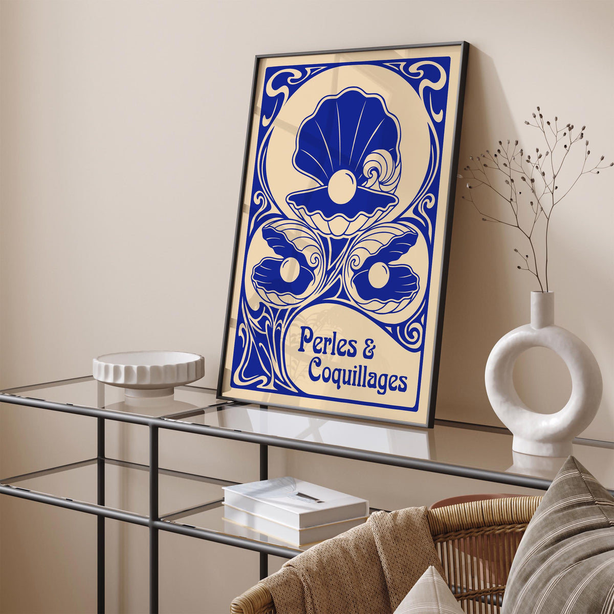 Vintage Seashells Poster