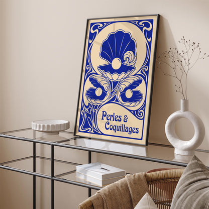 Vintage Seashells Poster