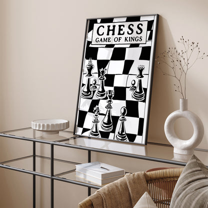 Chess - Game of Kings Vintage Poster