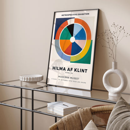 Inspired by Hilma af Klint Modern Exhibition Poster