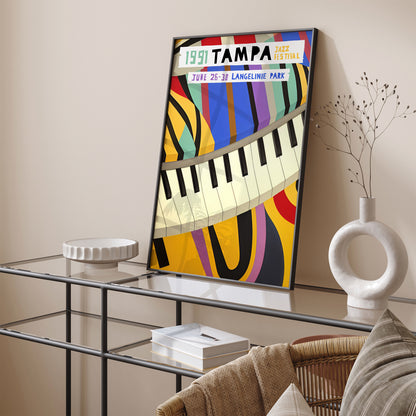 Tampa Jazz Festival Retro Poster