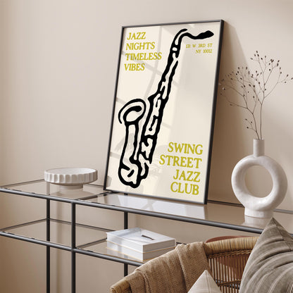 1989 Nashville Jazz Festival Poster