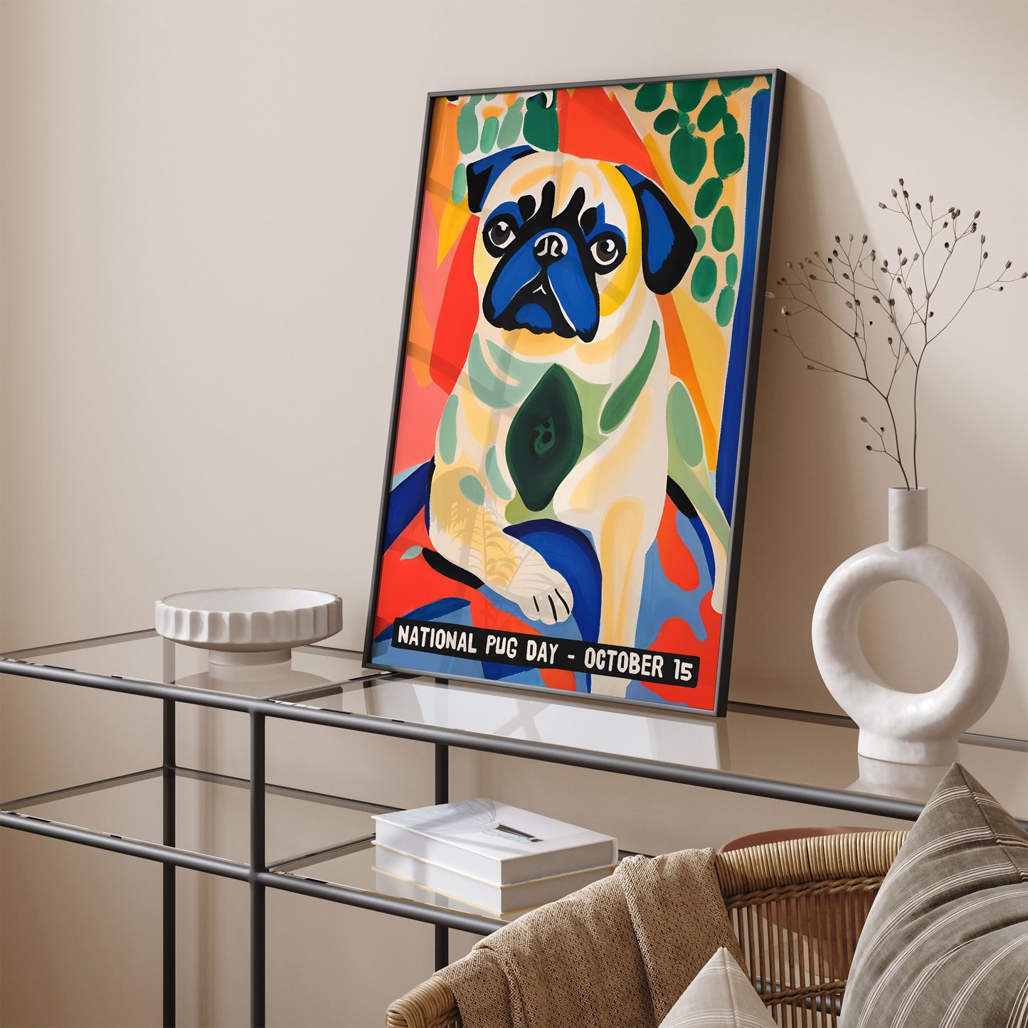 National Pug Day Cozy Poster