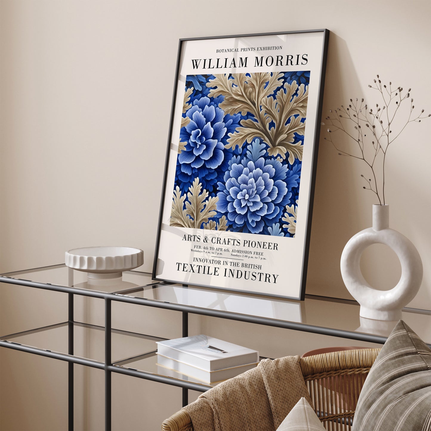 Blue Coral Reefs English Art Print