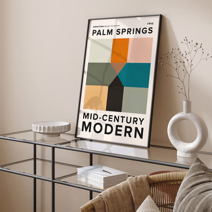 Palm Springs Mid Century Modern Poster