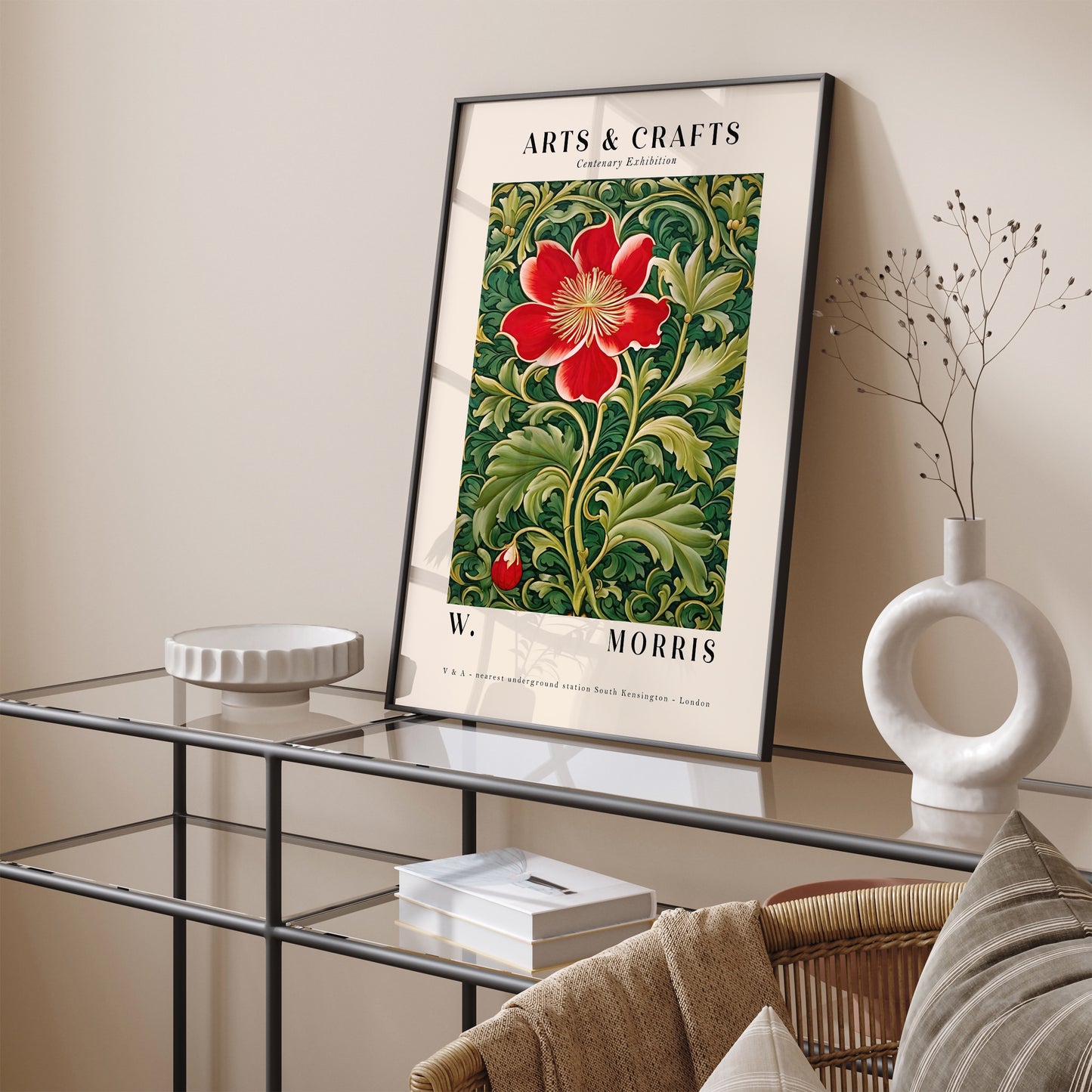 William Morris Centenary Exhibition Poster