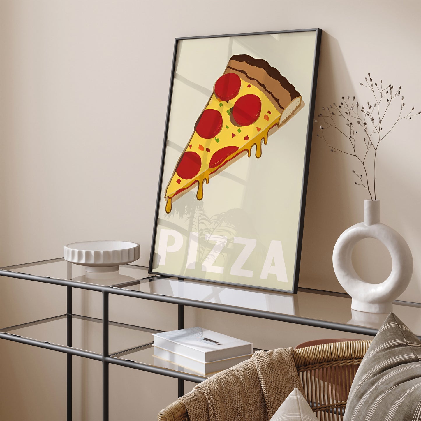 Retro Pizza Poster