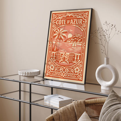Côte d’Azur Poster - Travel Wall Art