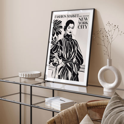 Fashion Market NYC Art Print