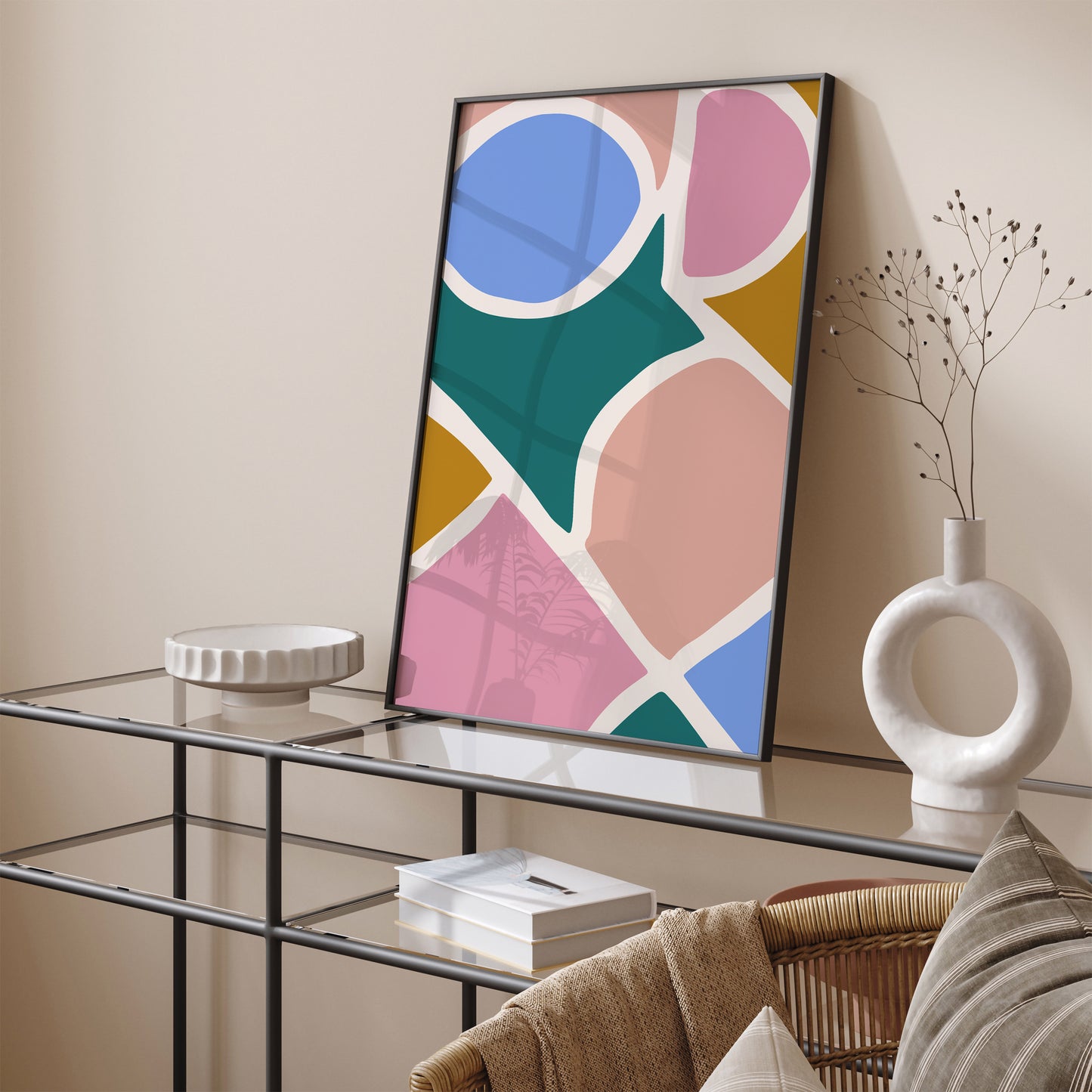 Abstract Colorblocks Poster - Artistic Home Decoration