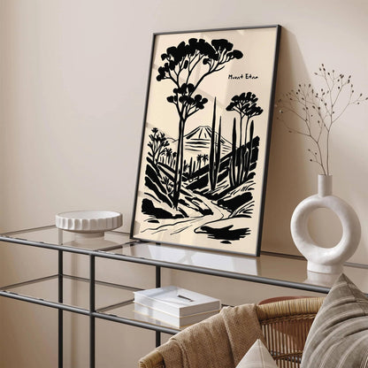 Mount Etna Sicily Italy Landscape Poster