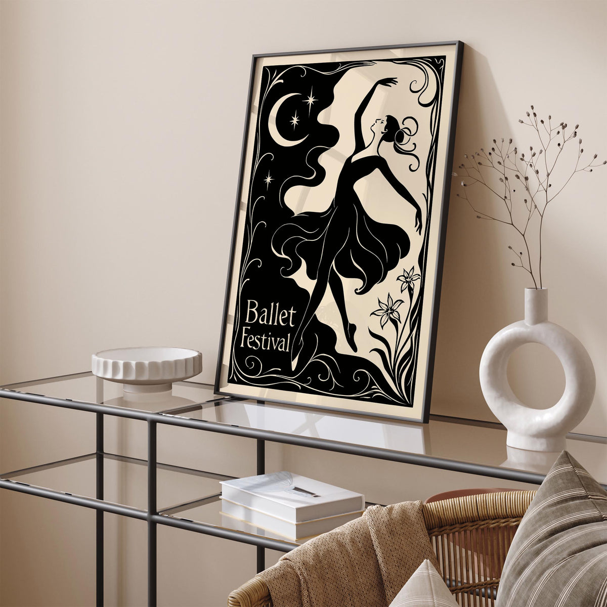 Vintage Ballet Festival Poster