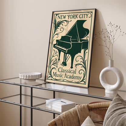 New York Classical Music Academy Art Poster