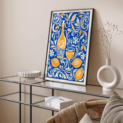 Limoncello Drink Poster
