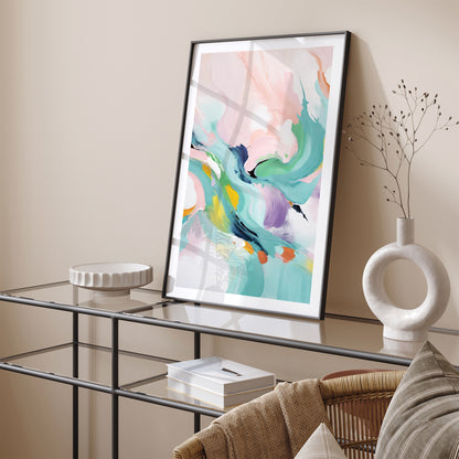 Girly Abstract Painting Print