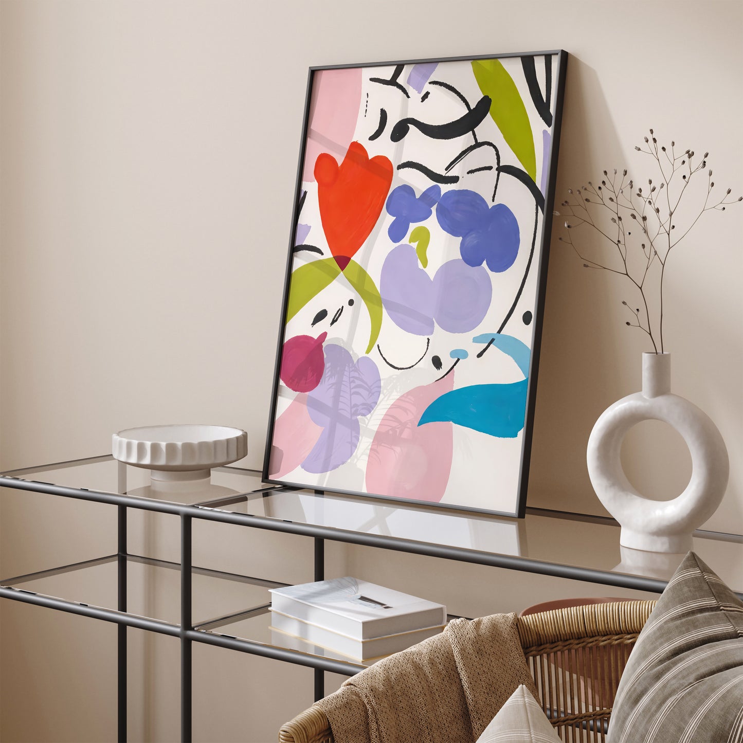 Colorful Abstract Painting Art Print