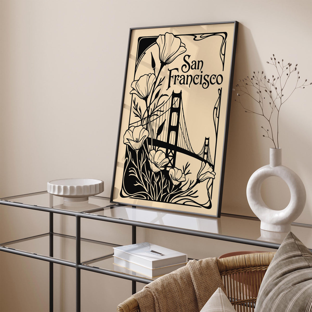 Art Nouveau San Francisco Poster