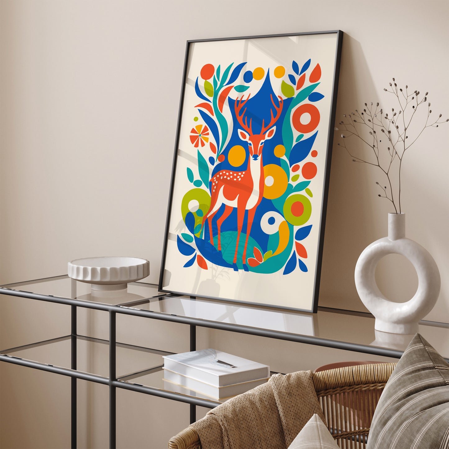 Wild Animal Cute Deer Poster