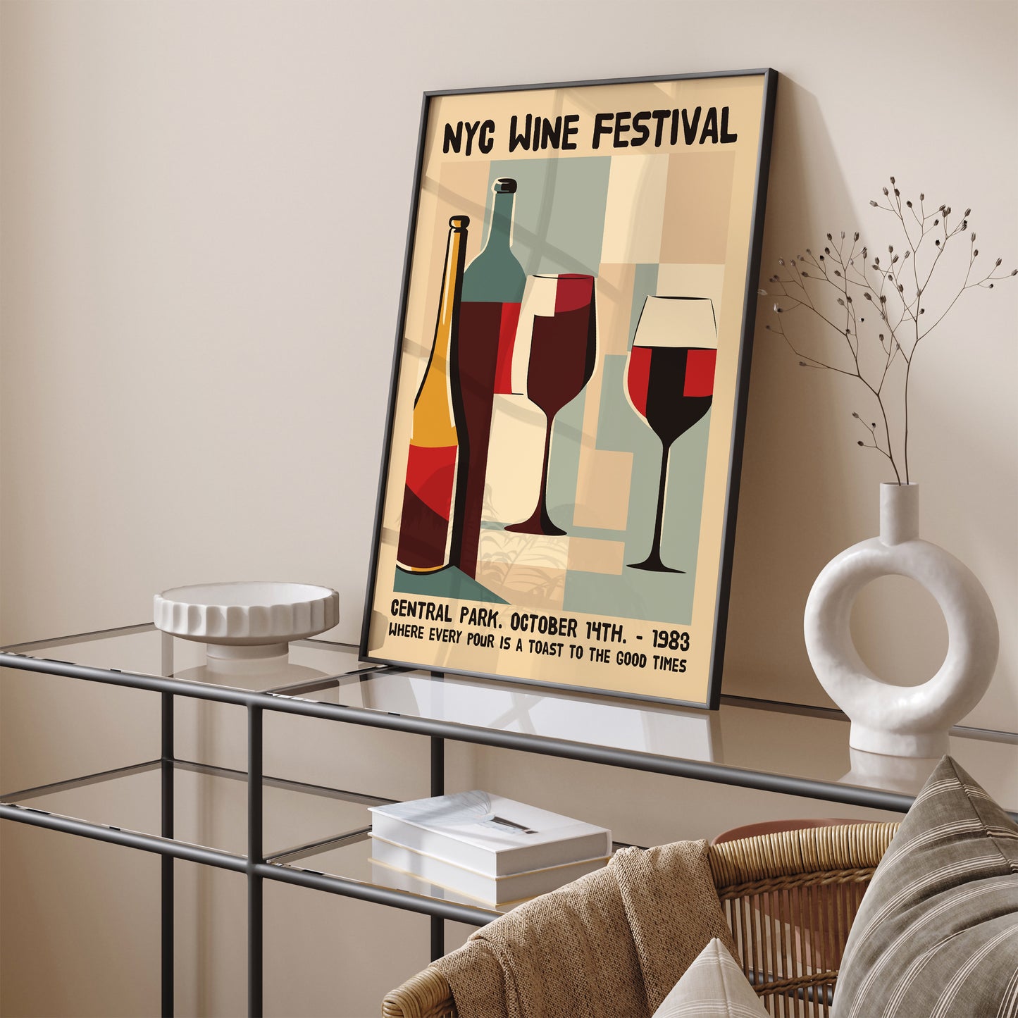 NYC Wine Festival 1983 Poster