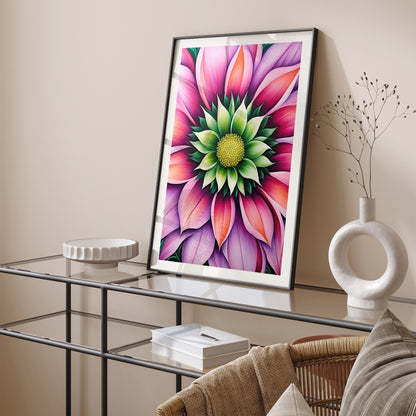 Big Pink Flowers Poster Print 2024