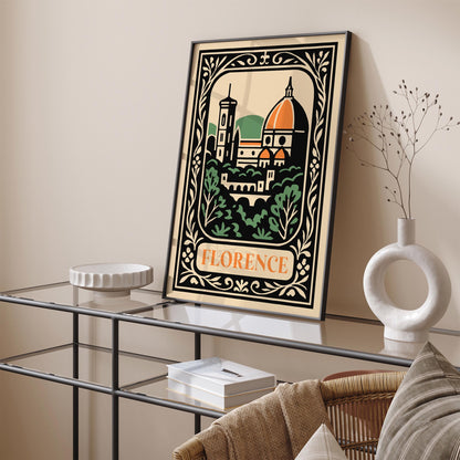 Florence Italy Cityscape Poster