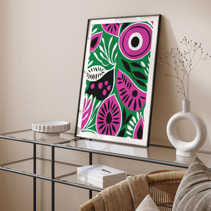 Magenta Aesthetic Eyes Art Print