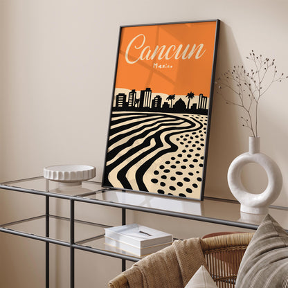 Cancun Mexico Poster - Travel Wall Art