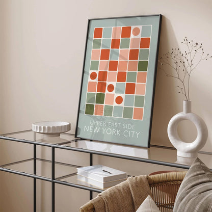 Upper West Side New York City Mint Poster