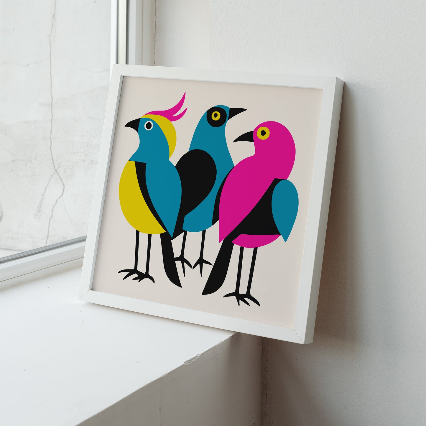 Three Birds Kids Room Wall Art