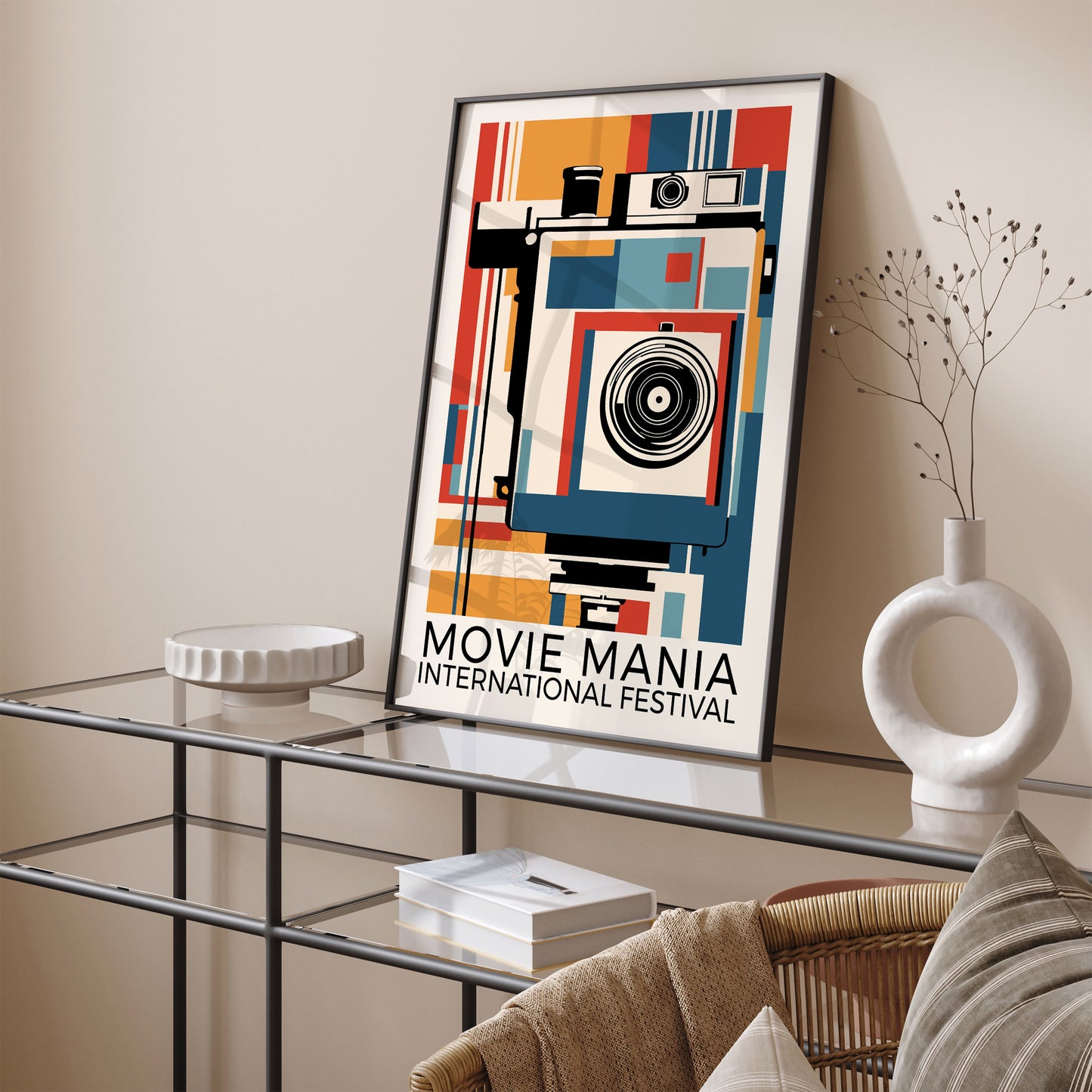 Movie Mania Cinema Fans Art Print