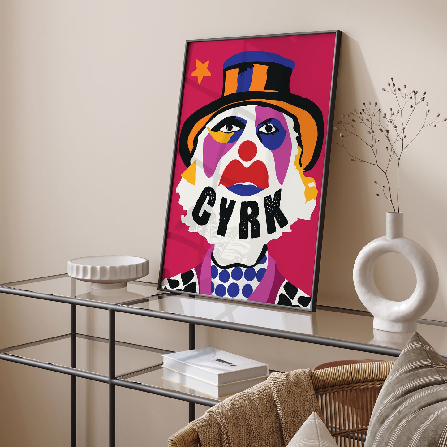 Cyrk - Polish Circus Clown Poster