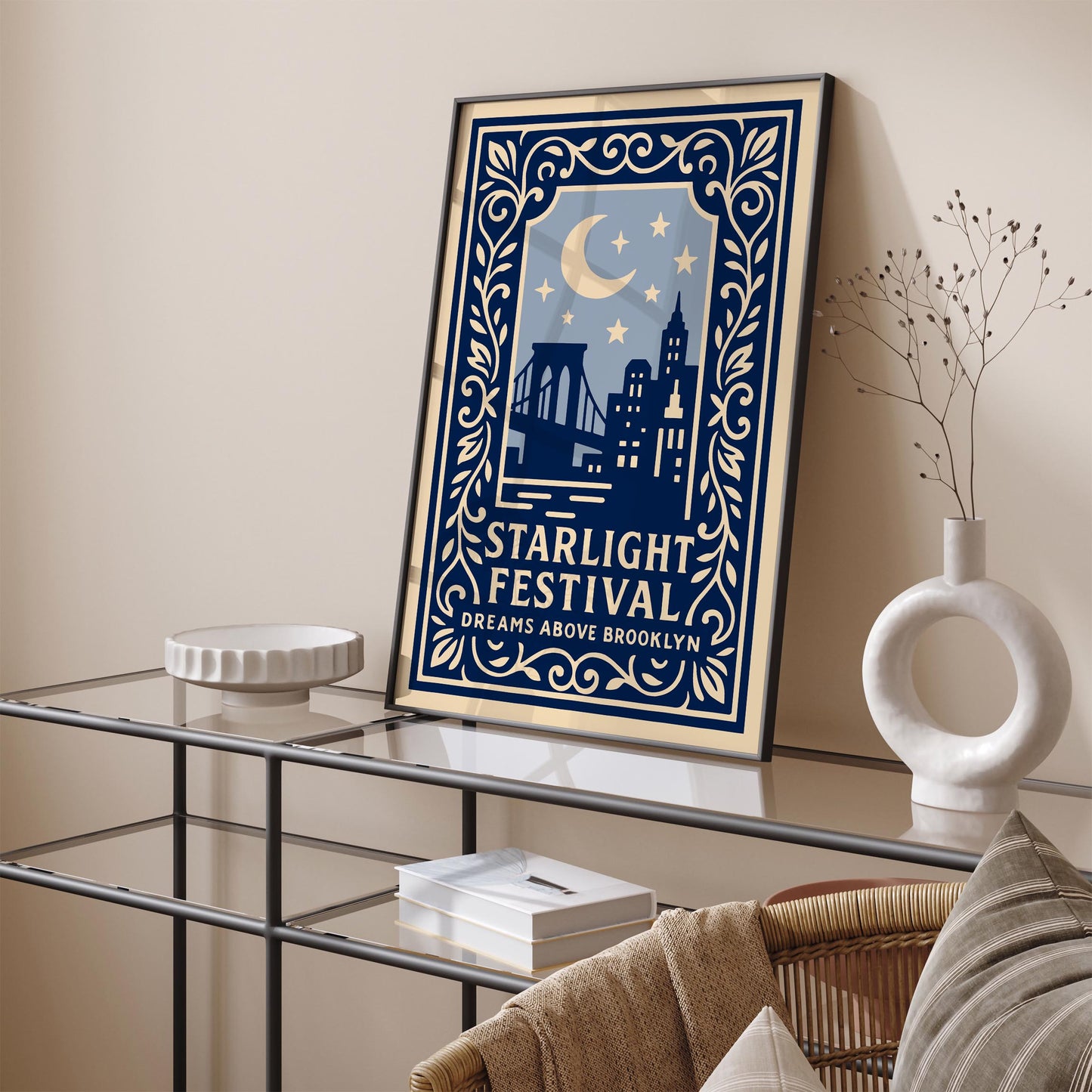 Starlight Festival Poster - Dreams Above Brooklyn Print
