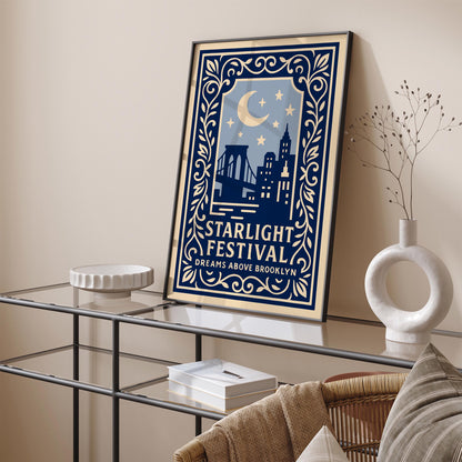 Starlight Festival Poster - Dreams Above Brooklyn Print