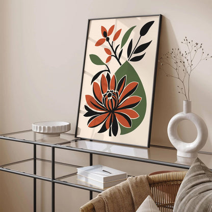Modern Aesthetic Floral Design Print