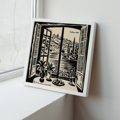 Positano Coastal Wall Art Print