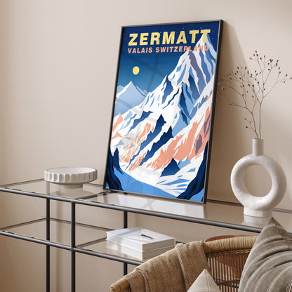 Zermatt - Swiss Travel Poster