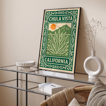 Chula Vista Poster - California Travel Wall Art