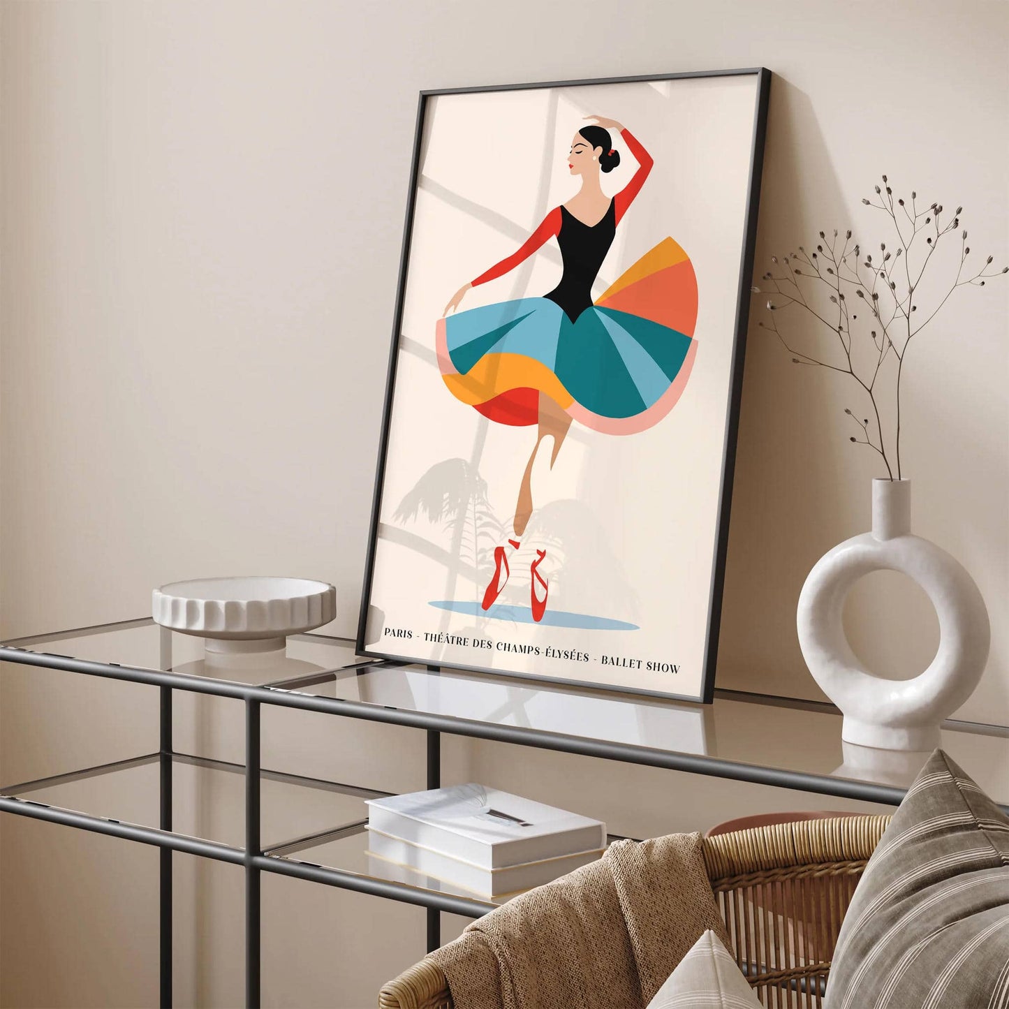 Ballet Show Paris Art Print