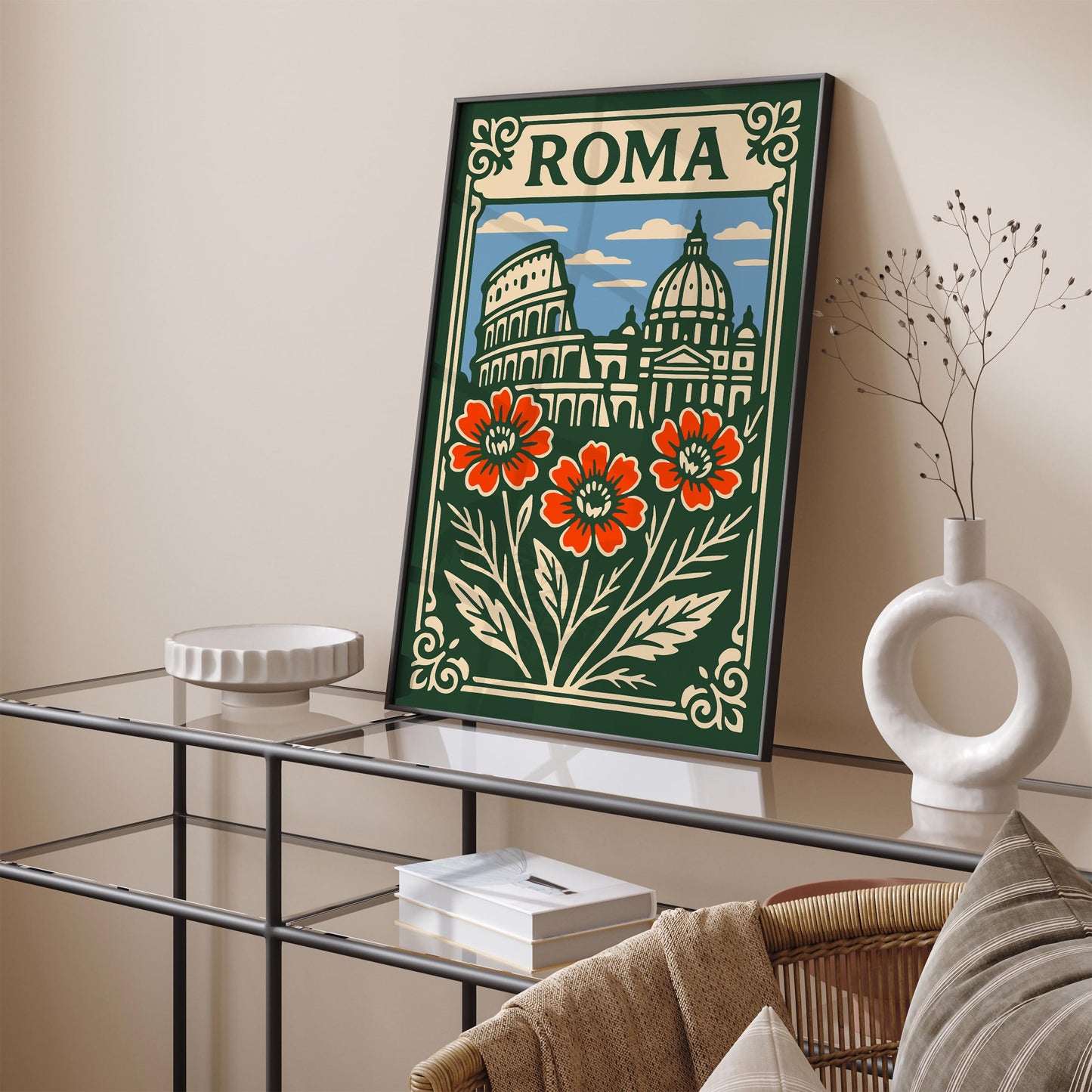 Rome Italy Cityscape Poster