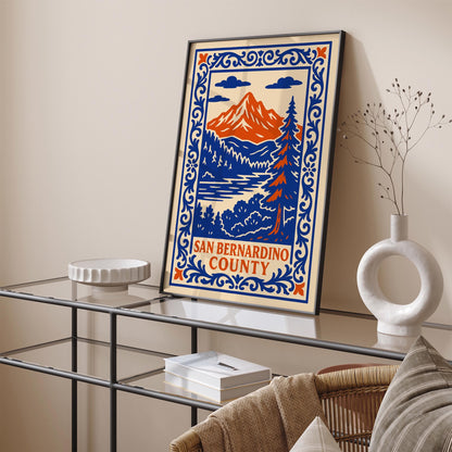 San Bernardino County Landscape Poster