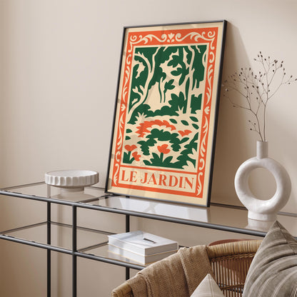 Le Jardin Print - Abstract Botanical Wall Art