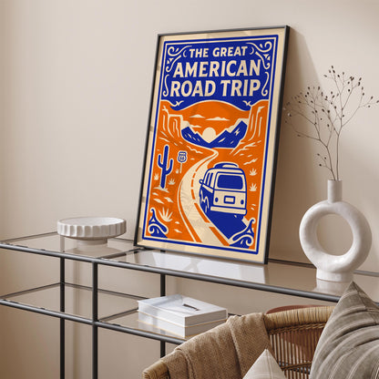 The Great American Road Trip Poster