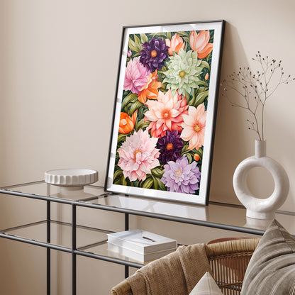 Modern Flowers Art Print