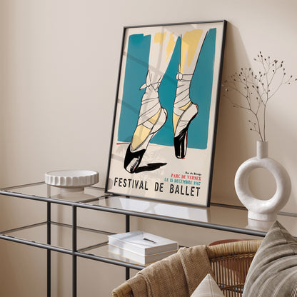 French Ballerina Vintage Wall Art